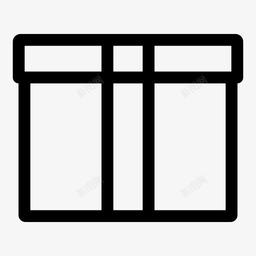 礼物生日圣诞节图标svg_新图网 https://ixintu.com 圣诞节 生日 礼物 礼盒