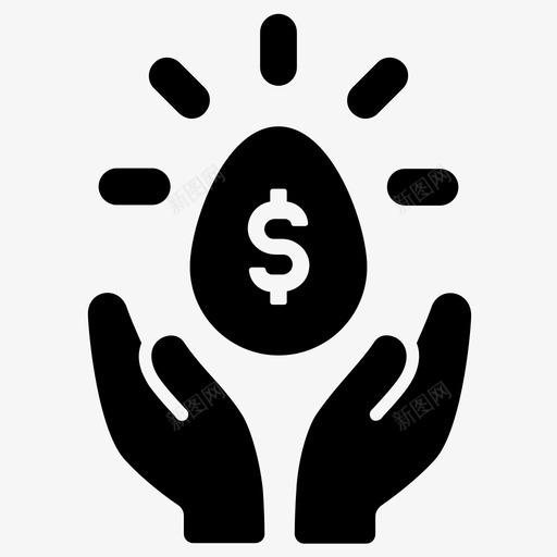 储蓄银行预算图标svg_新图网 https://ixintu.com 储蓄 存钱 资金 银行 预算