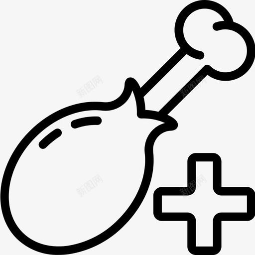 加法电脑游戏线性图标svg_新图网 https://ixintu.com 加法 电脑游戏 线性