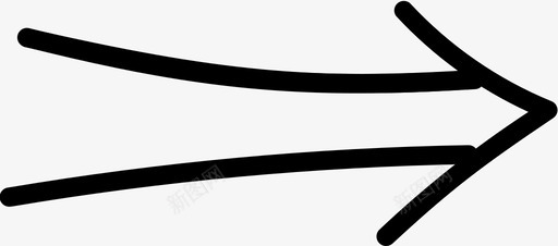 涂鸦箭头方向绘制图标svg_新图网 https://ixintu.com 下一个 手绘 方向 标记 涂鸦 箭头 绘制