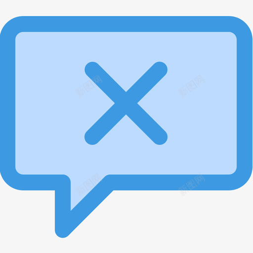 Chatmiscellaneous50蓝色图标svg_新图网 https://ixintu.com Chat miscellaneous 蓝色