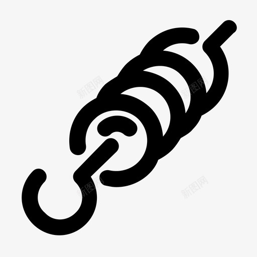 烧烤食物肉图标svg_新图网 https://ixintu.com iconoid 沙爹 烧烤 系列 食物 高级