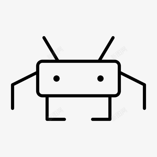 外星人虫子乐趣图标svg_新图网 https://ixintu.com 乐趣 外星人 太空入侵者 应用程序薄 游戏 虫子