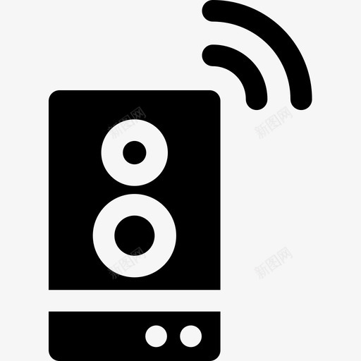 扬声器物联网42已填充图标svg_新图网 https://ixintu.com 填充 扬声器 联网