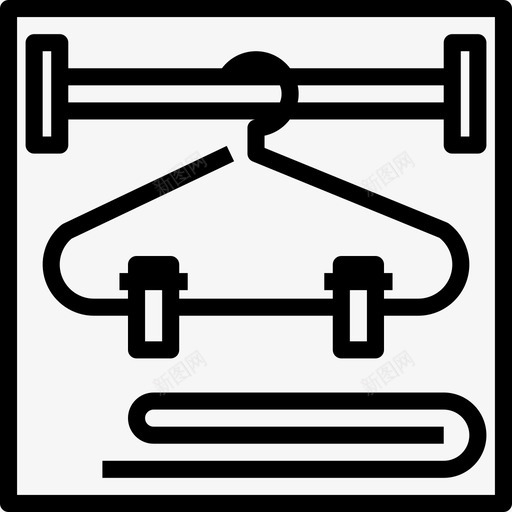 悬挂式健身房33直线式图标svg_新图网 https://ixintu.com 健身房 悬挂式 直线式