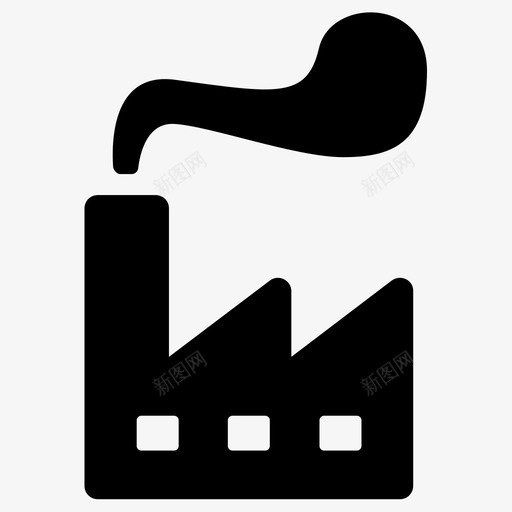 工业工厂制造图标svg_新图网 https://ixintu.com 制造 工业 工厂 生产