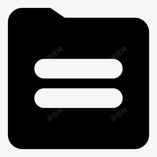 文件夹业务数据图标svg_新图网 https://ixintu.com 业务 工具 数据 文件夹 文件夹图标集 文档