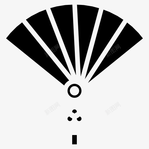 桨扇风中国传统风格图标svg_新图网 https://ixintu.com 中国 传统 桨扇 风格