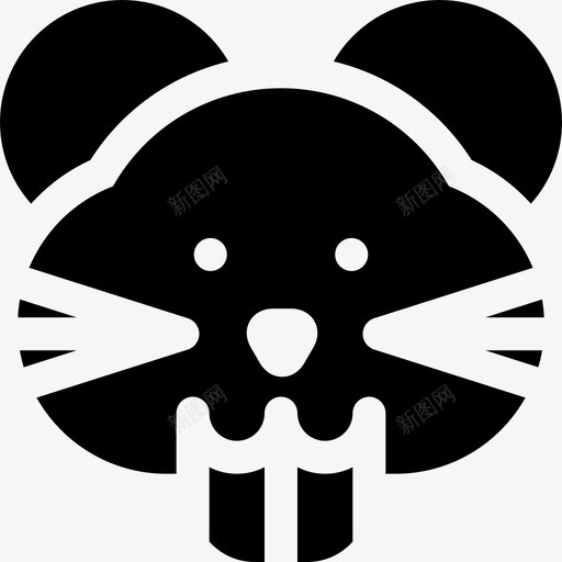 仓鼠宠物23填充图标svg_新图网 https://ixintu.com 仓鼠 仓鼠卡通 填充 宠物