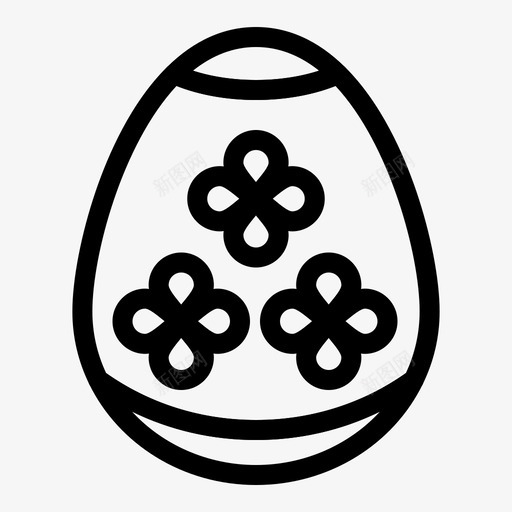 复活节彩蛋假日快乐伊斯特堡线图标svg_新图网 https://ixintu.com 伊斯特 假日 堡线 复活节 彩蛋 快乐