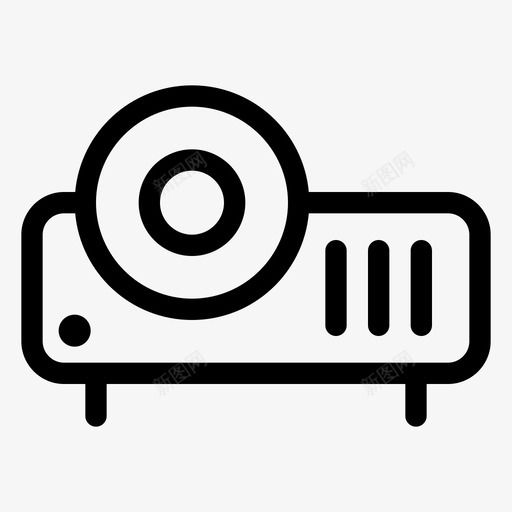 投影仪电影院电影图标svg_新图网 https://ixintu.com 多媒体 投影仪 电影 电影院 视频