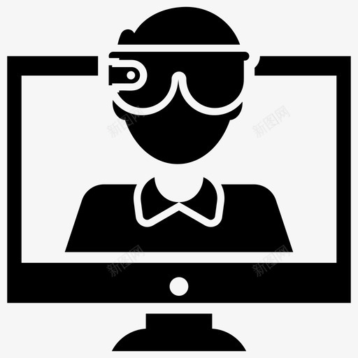 vr游戏增强现实虚拟现实游戏图标svg_新图网 https://ixintu.com 3d游戏 下载vr游戏 在线vr游戏 增强现实 虚拟现实实体图标包 虚拟现实游戏