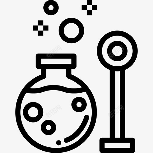 泡泡玩具童年3线性图标svg_新图网 https://ixintu.com 泡泡 玩具 童年 线性