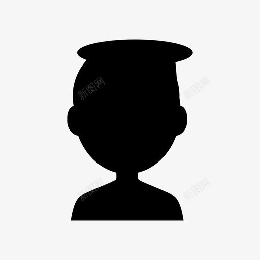 人类化身男性图标svg_新图网 https://ixintu.com 人类 化身 用户 男性
