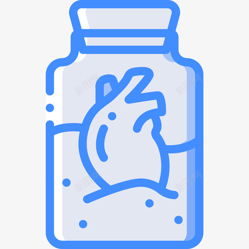 Jar海盗生活4蓝色图标svg_新图网 https://ixintu.com Jar 海盗 生活 蓝色