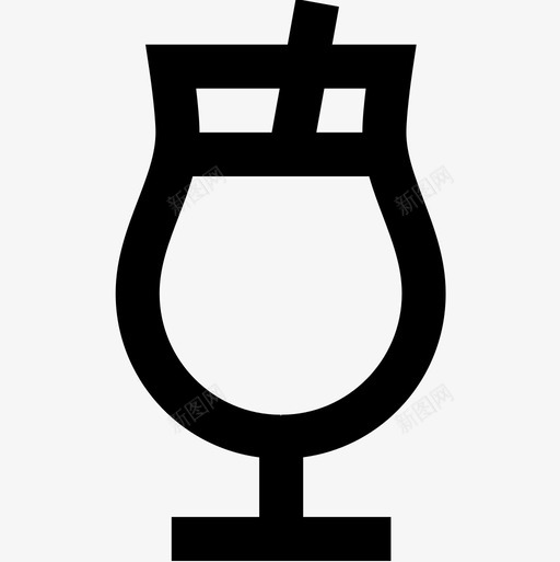 鸡尾酒90岁生日提纲图标svg_新图网 https://ixintu.com 90岁 提纲 生日 鸡尾酒