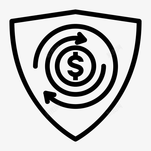 保护交易担保交易安全交易图标svg_新图网 https://ixintu.com 交易 保护 安全 担保 电子商务 行式 购物