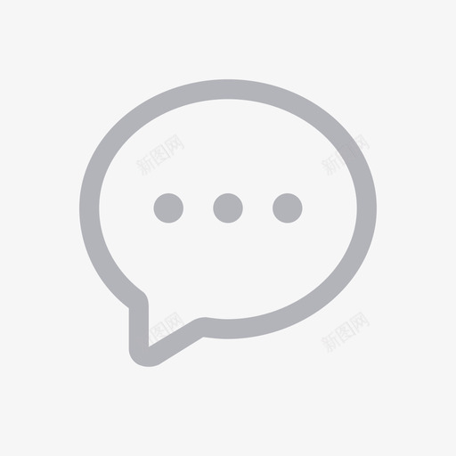 聊天-常态svg_新图网 https://ixintu.com 聊天-常态