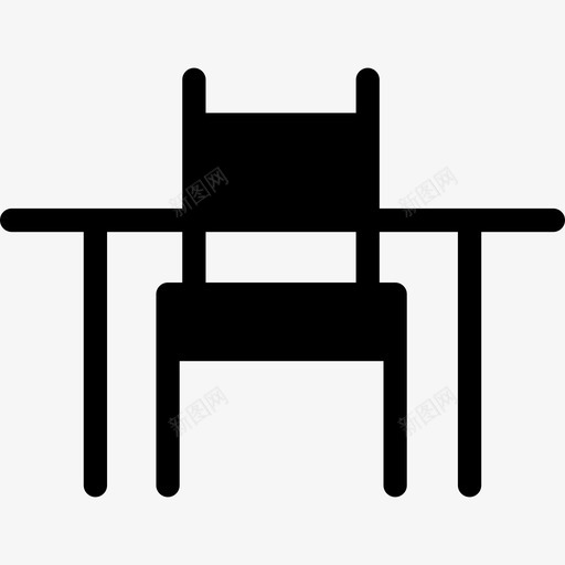 桌椅餐厅房间图标svg_新图网 https://ixintu.com 单人 套装 家具雕刻 房间 桌椅 餐厅