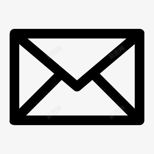 邮件商务聊天图标svg_新图网 https://ixintu.com 便条 信封 商务 工作 聊天 邮件