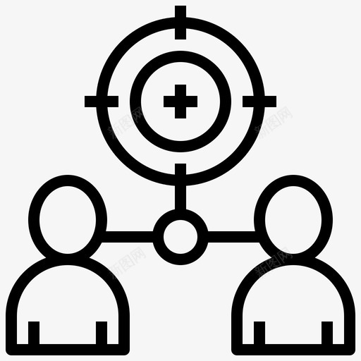 瞄准你的客户行为商业图标svg_新图网 https://ixintu.com 你的 商业 客户 概念 消费者 瞄准 行为 金融