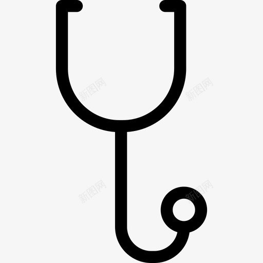 听诊器接口60线性图标svg_新图网 https://ixintu.com 听诊器 接口60 线性