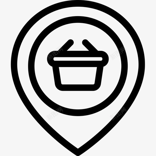 别针购物119直线型图标svg_新图网 https://ixintu.com 别针 直线 线型 购物