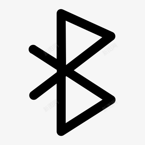 蓝牙应用程序移动图标svg_新图网 https://ixintu.com 应用程序 用户界面 移动 蓝牙