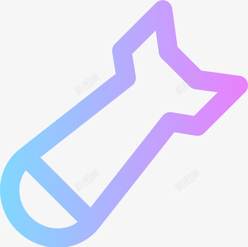 核弹核能4梯度图标svg_新图网 https://ixintu.com 核弹 核能 梯度