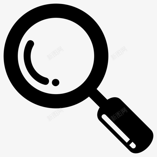 搜索应用浏览图标svg_新图网 https://ixintu.com 关键字 应用 搜索 查找 浏览