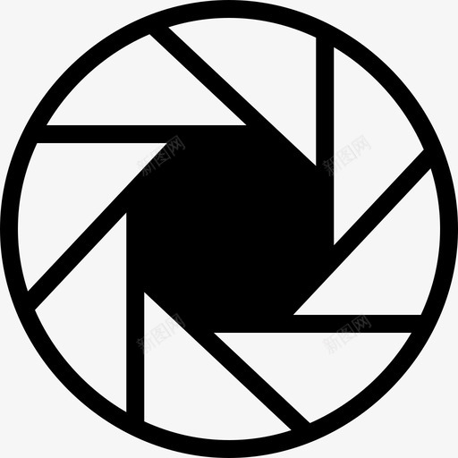 照相机快门光圈快门式照相机图标svg_新图网 https://ixintu.com 光圈 快门 照相机 设计
