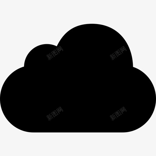 云网页87填充图标svg_新图网 https://ixintu.com 云 填充 网页设计87