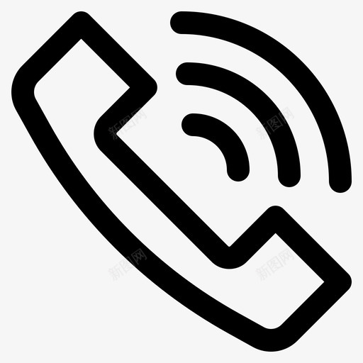 电话通讯联系人图标svg_新图网 https://ixintu.com 电话 电话概要 联系人 通讯