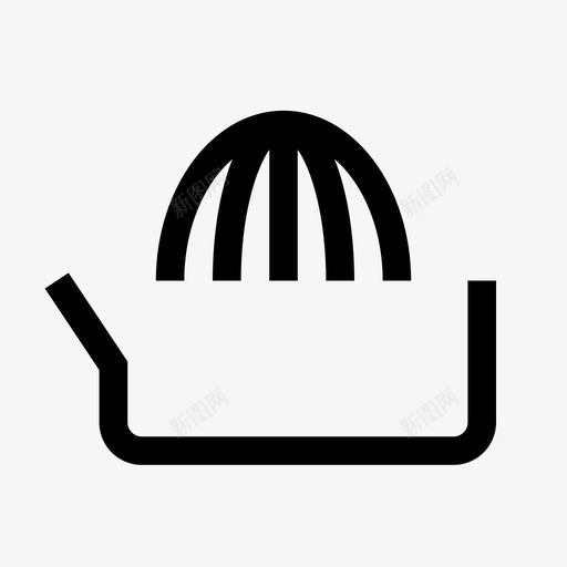 榨汁机柠檬橘子图标svg_新图网 https://ixintu.com 几何学 柑橘 柠檬 榨汁机 橘子