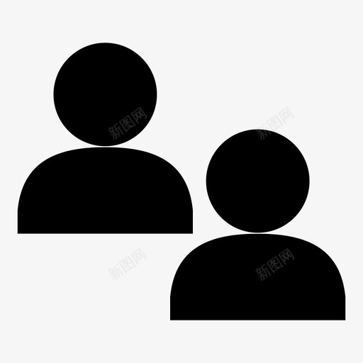 朋友小组伙伴图标svg_新图网 https://ixintu.com 一起 伙伴 团队 图标 字形 小组 朋友