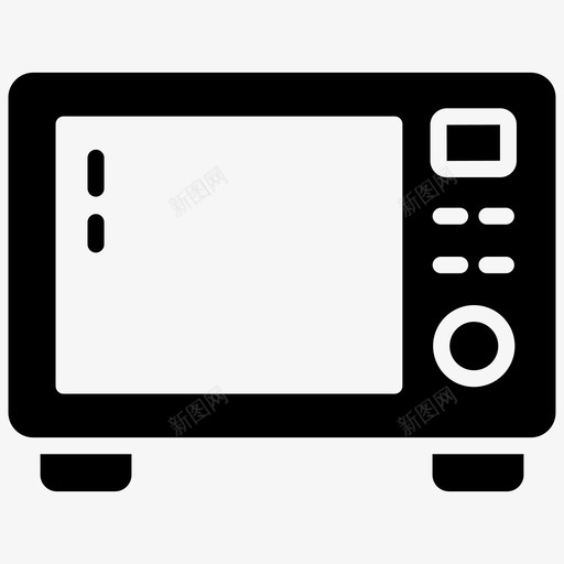 微波炉烹饪加热炉图标svg_新图网 https://ixintu.com 加热 加热炉 即时 图标 字形 家用电器 微波炉 烹饪 电器 电子 系统