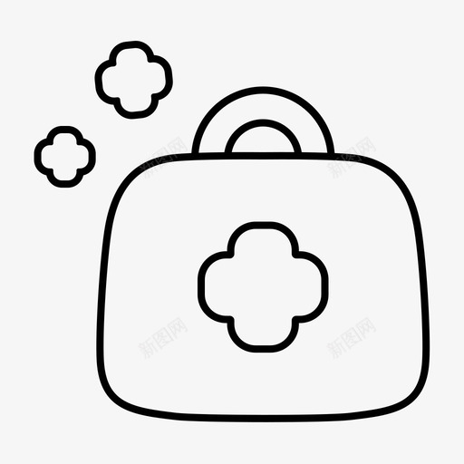 急救箱医院医疗图标svg_新图网 https://ixintu.com 医疗 医疗大纲 医院 急救箱 治疗
