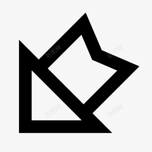 箭头左下角箭头uiux线样式图标svg_新图网 https://ixintu.com uiux 左下角 样式 箭头