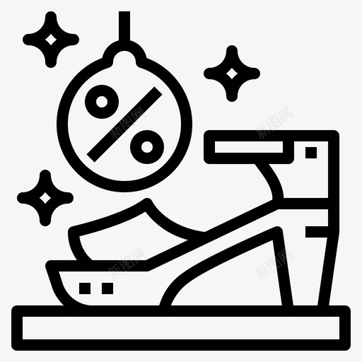 高跟鞋时尚女图标svg_新图网 https://ixintu.com 女 时尚 零售 鞋 高跟鞋