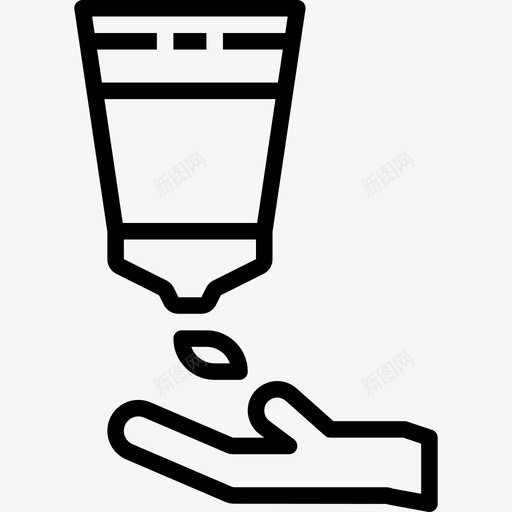 手洗浴室用品5线性图标svg_新图网 https://ixintu.com 手洗 浴室 用品 线性