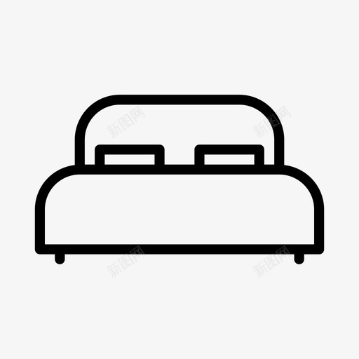 床橱柜箱子图标svg_新图网 https://ixintu.com 家具 家居 家居内部轮廓 床 橱柜 箱子 衣柜