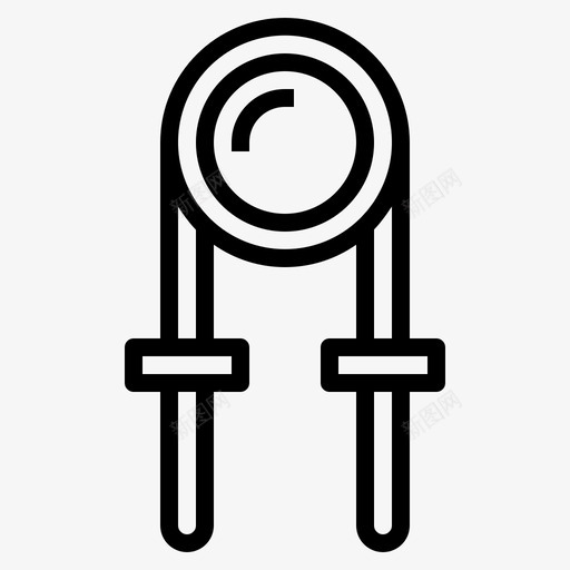 手握手柄设备图标svg_新图网 https://ixintu.com 健身 健身房 健身房和健身线 手握 手柄 设备