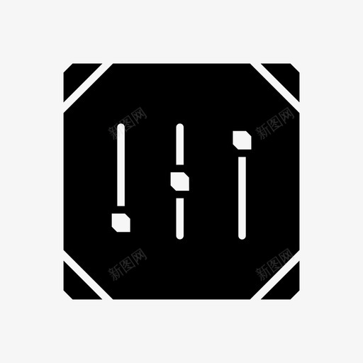 控制调整水平图标svg_新图网 https://ixintu.com 声音 控制 水平 设置 调整 音乐 音乐声