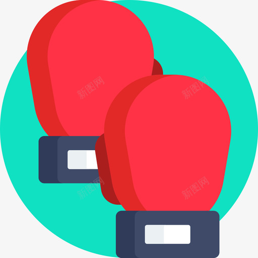 拳击手套健身房7扁平图标svg_新图网 https://ixintu.com 健身房 扁平 手套 拳击 拳击手