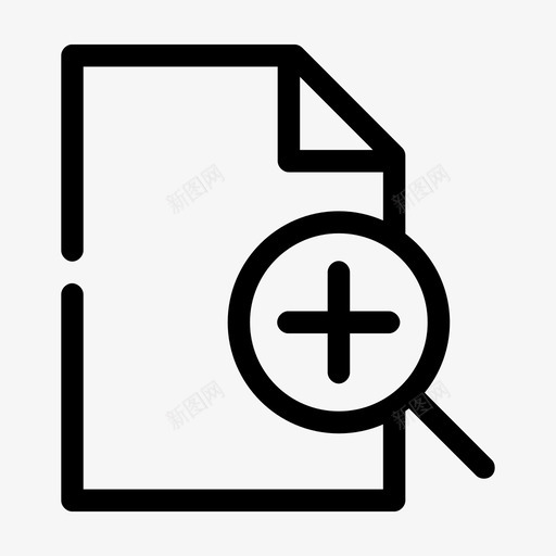 放大文档放大搜索图标svg_新图网 https://ixintu.com hola 出售 搜索 放大 文档 查看
