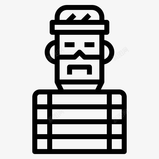 盗贼罪犯职业图标svg_新图网 https://ixintu.com 侦探偶像 强盗 盗贼 罪犯 职业
