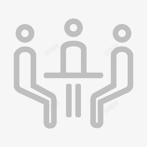 会议管理svg_新图网 https://ixintu.com 会议管理 会议 开会 讨论