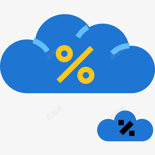 云贷款4持平图标svg_新图网 https://ixintu.com 持平 贷款