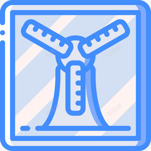风车位置11蓝色图标svg_新图网 https://ixintu.com 位置11 蓝色 风车