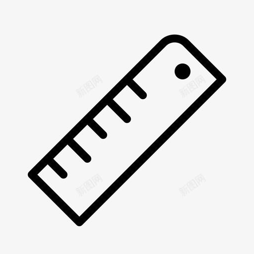 直尺精度设备图标svg_新图网 https://ixintu.com 存储 测量 直尺 精度 设备 轮廓